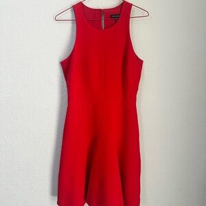 Banana Republic Vibrant Red Mini Dress